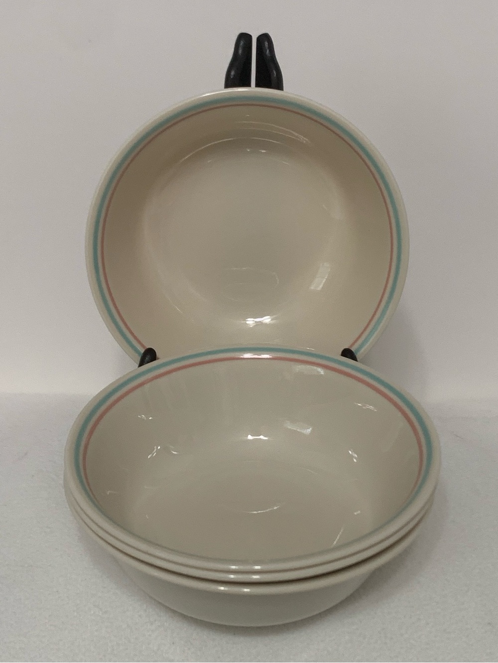 SET of 4 CORELLE “FOREVER YOURS” 6” SOUP CEREAL BOWLS